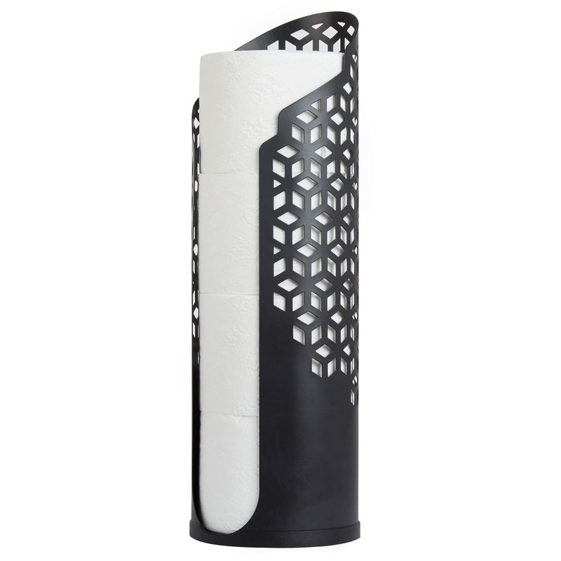 Products Hexacube Toilet Tissue Reserve - Matte Black - 5.75