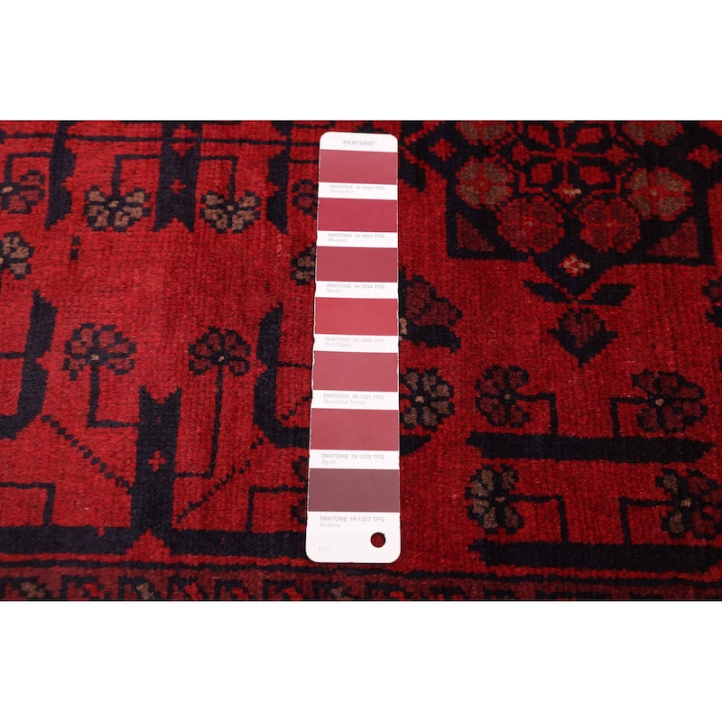 ECARPETGALLERY Hand-knotted Finest Khal Mohammadi Red Wool Rug - 4'11 x 6'5