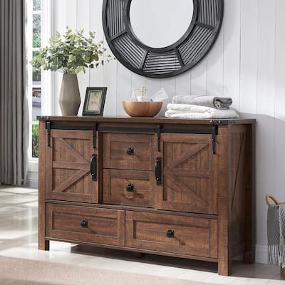 Farmhouse Dresser, Chest of Drawer, Dresser TV Stand, Storage Dresser