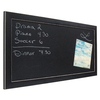 Black Framed Magnetic Chalkboard