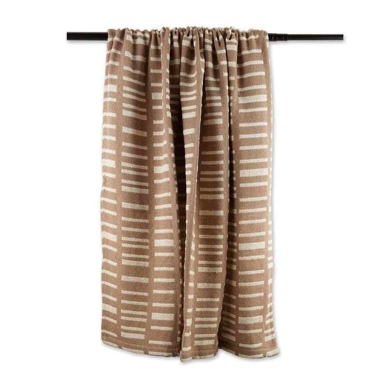 DII Dusty Lilac Urban Jacquard Throw