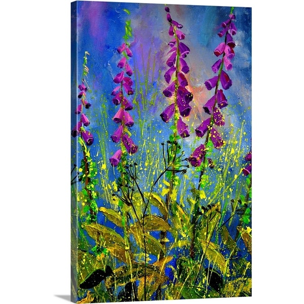 "Foxgloves" Canvas Wall Art
