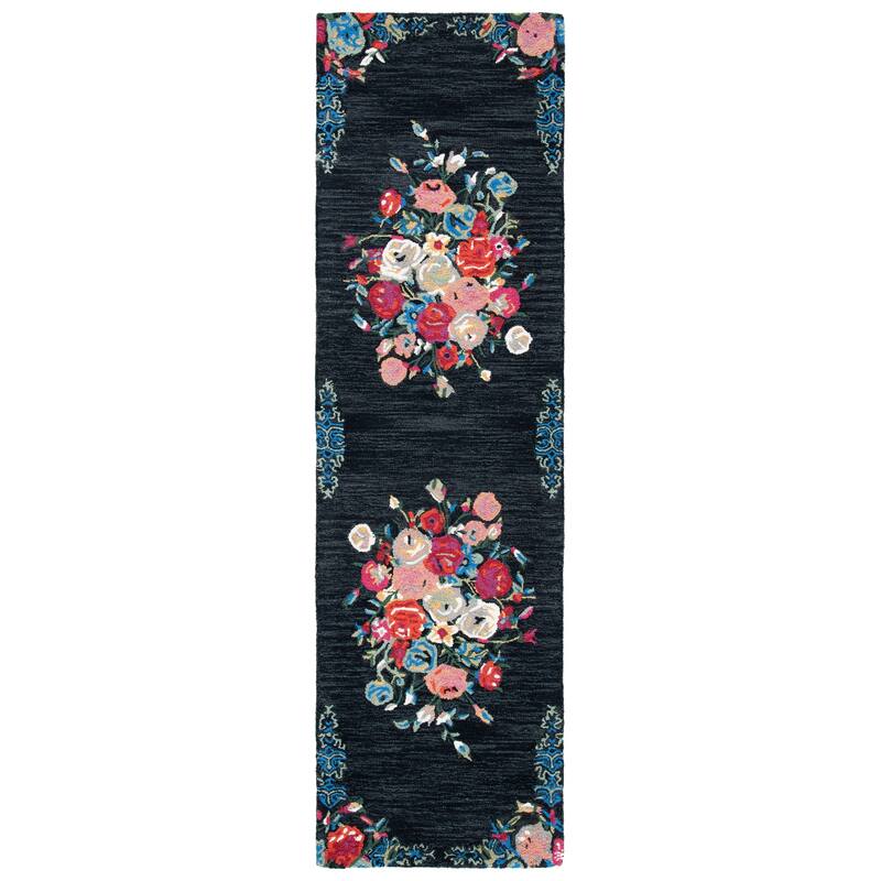 SAFAVIEH Handmade Blossom Miral Country Floral Wool Rug