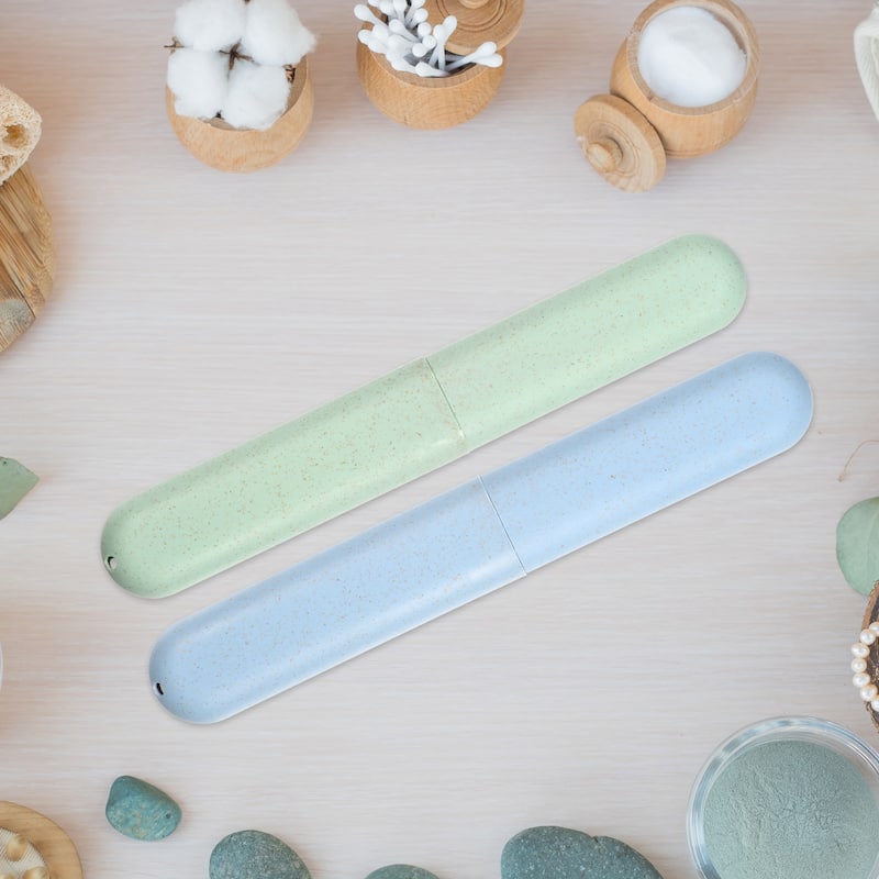 Toothbrush Holders Case for Travel 8.07"x1.22"x0.83"