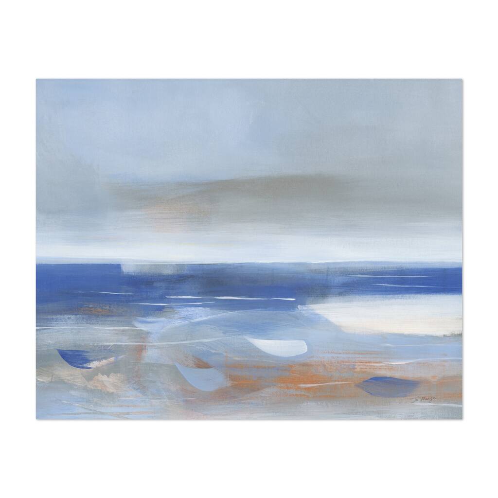 Calm Sea Painting Abstract Beach Coastal Nature Art Print/Poster