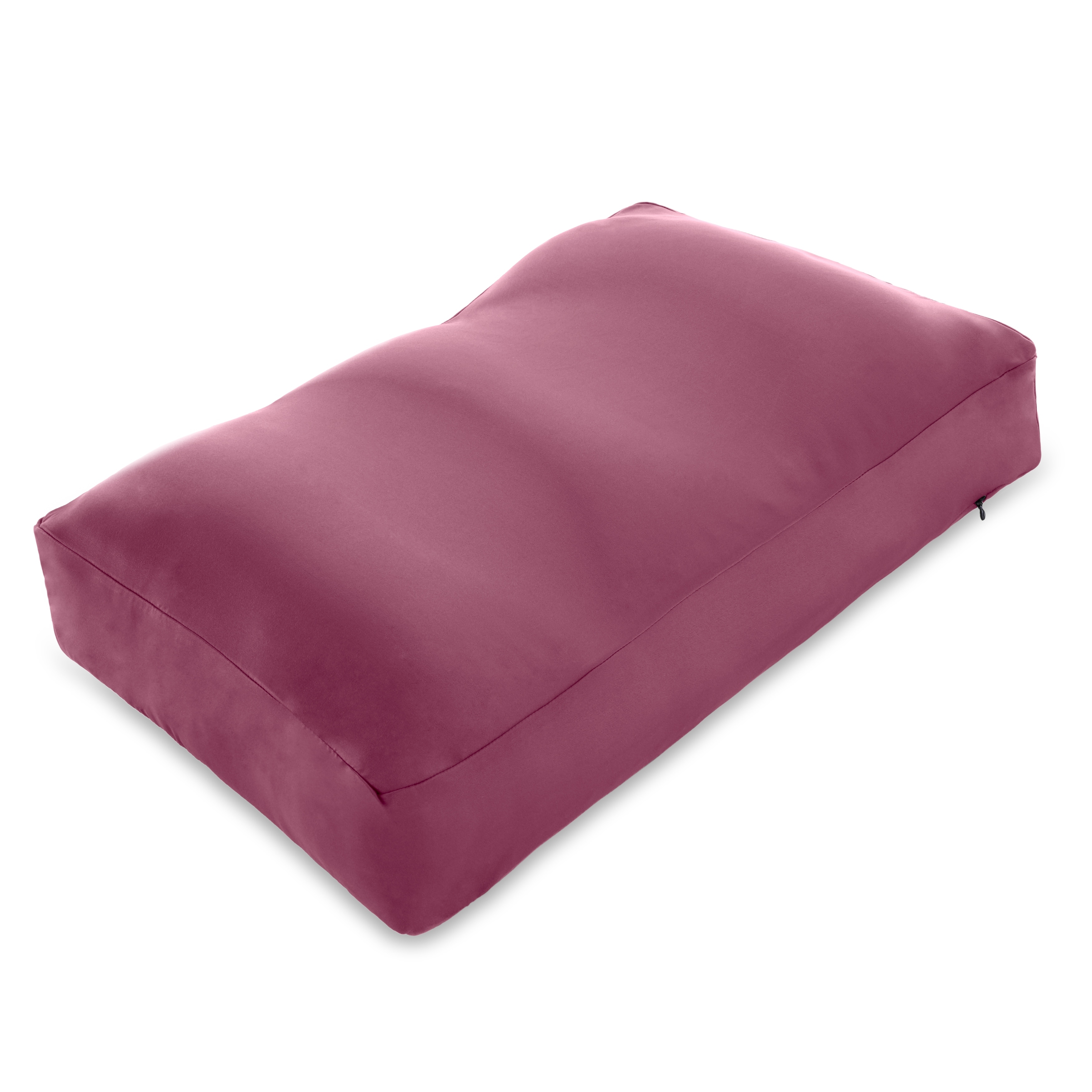 18 x 18 Throw Pillow Cozy Soft Microbead: 1 PC, Burgundy - Merlot