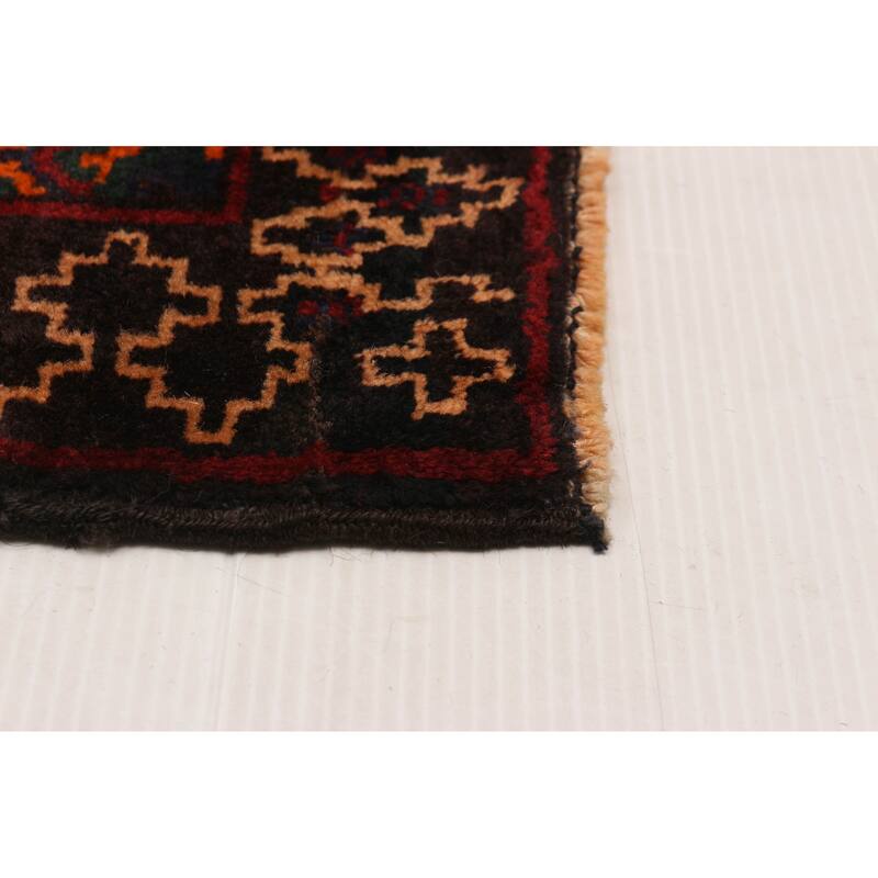 Teimani Orange Rug 3'8" x 7'1" - 3'8 x 7'1