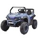 preview thumbnail 18 of 93, 24V 4WD Kids Electric UTV Ride-On Car, Dual Seat with Remote Control, Easy-Drag System, Soft Brake & Spring Suspension Grey