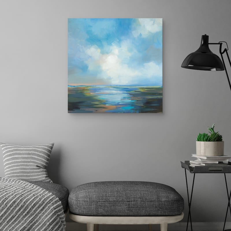 Watching the Sky by Liz Jardine Canvas Art Print