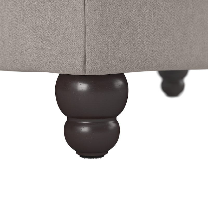 Bush Furniture Coventry Large Upholstered Storage Ottoman