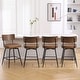 preview thumbnail 108 of 136, 26"/29" Faux Leather Swivel Counter/Bar Stools Set of 2/3