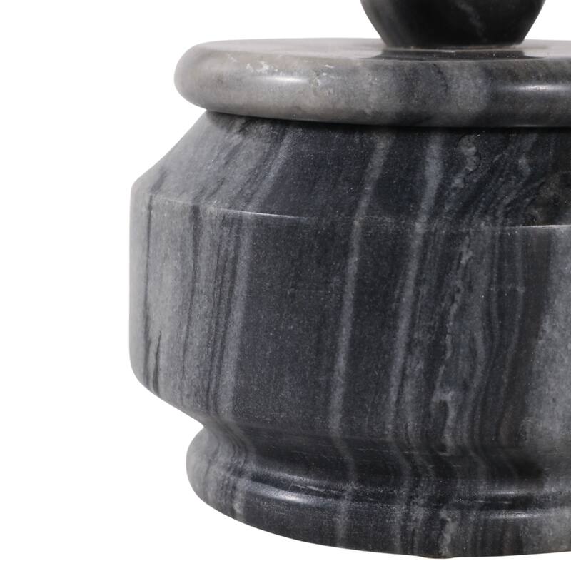 Stone Marble Decorative Jar Carved Tall Versatile Accent Display