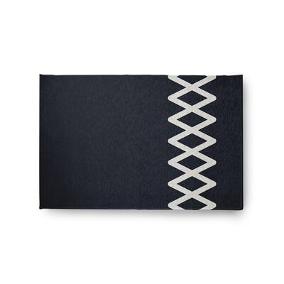 Zipper Stripe Chenille Rug