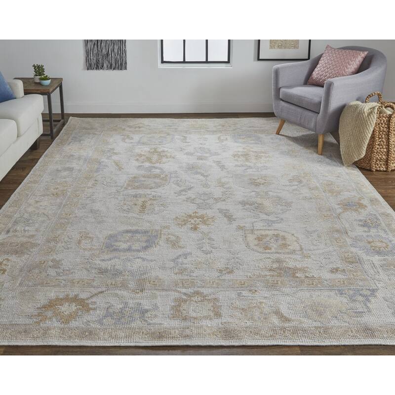 Tuzug Floral Traditional Stain Resistant Durable Area Rug By HomeRoots