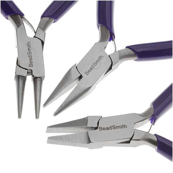 3 Pieces Mini Jewelry Making Pliers Bead Tools Set