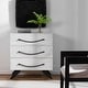 preview thumbnail 2 of 3, Uttermost Vivi 3 Drawer White Chest