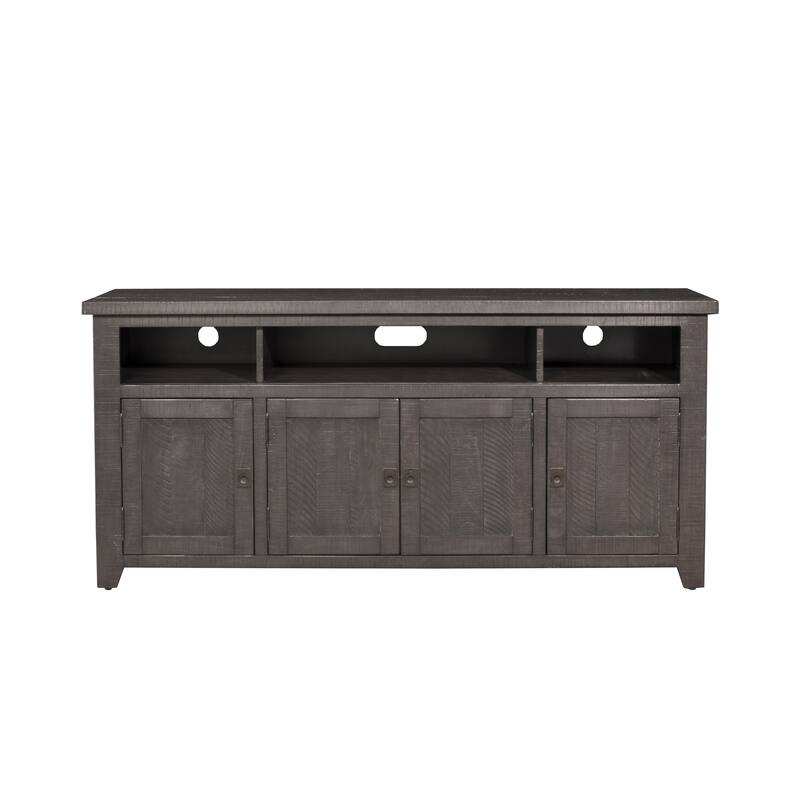 Nantucket 65-Inch Wide Solid Wood TV Stand with Storage