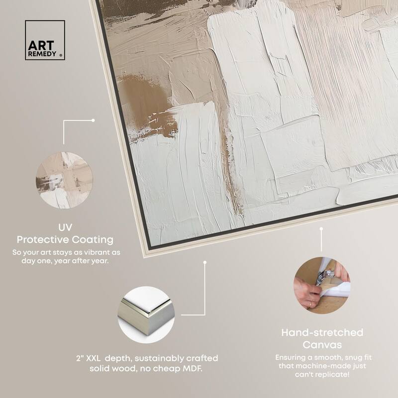 Subtle Earth Tones I Canvas by Art Remedy