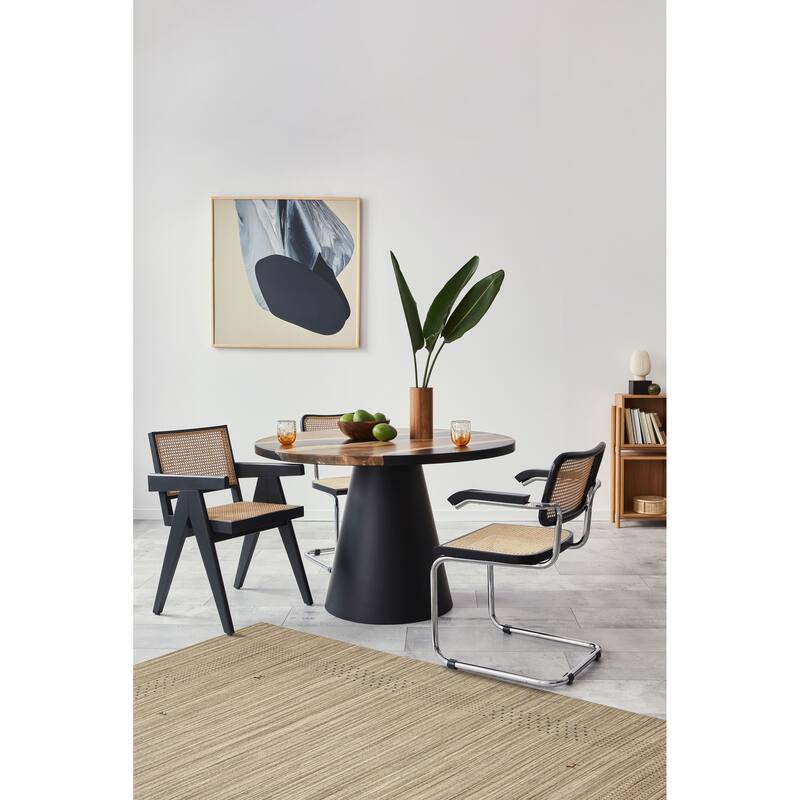 ECARPETGALLERY Hand Loomed Kashkuli Gabbeh Taupe Wool Rug - 8'1 x 9'10