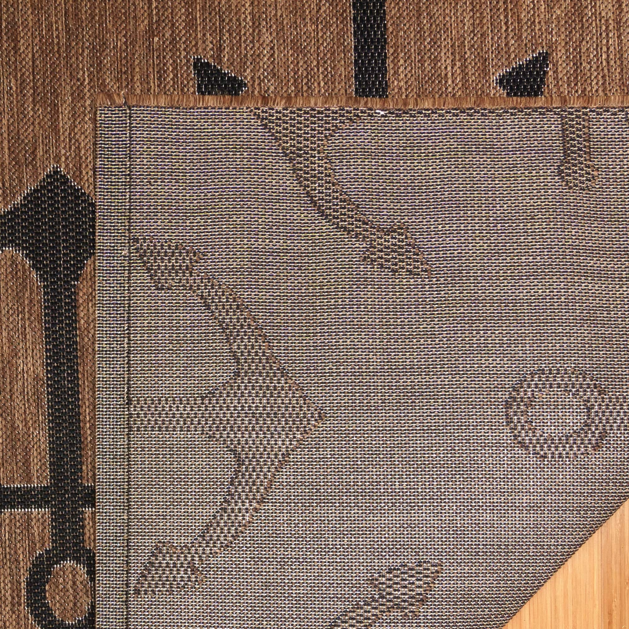 Gertmenian Paseo Maritime Havana Brown Nautical Anchor Indoor/ Outdoor