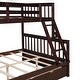preview thumbnail 7 of 15, Artsy Twin-Over-Full Bunk Bed with Ladders and Two Storage Drawers, Maximized space, Solid Construction, Espresso