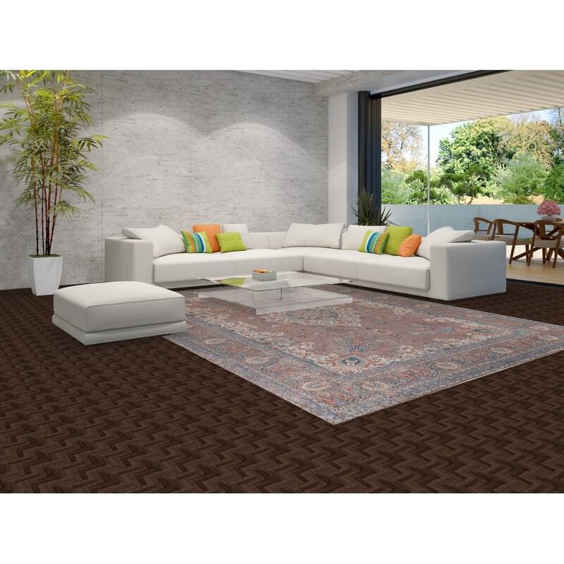 Grey Tabriz Persian Vintage Area Rug Hand-Knotted Wool Carpet - 9'3" x 12'8"