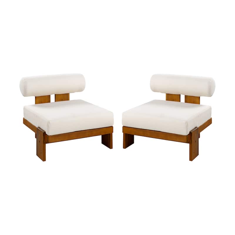 Christopher Knight Home - Set of 2 Modern Outdoor Patio Club Chair with Water-Resistant Cushions