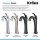 preview thumbnail 11 of 38, KRAUS Arlo Single Handle 1-Hole Vessel Bathroom Faucet w/ Pop Up Drain