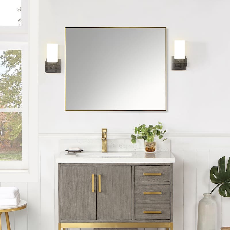 Altair Sassi Bathroom/Vanity Aluminum Framed Wall Mirror