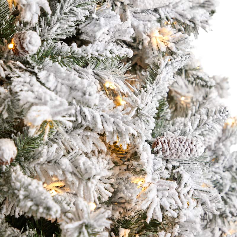 10' White River Mountain Artificial Christmas Tree Warm Clear LED - over-10-feet