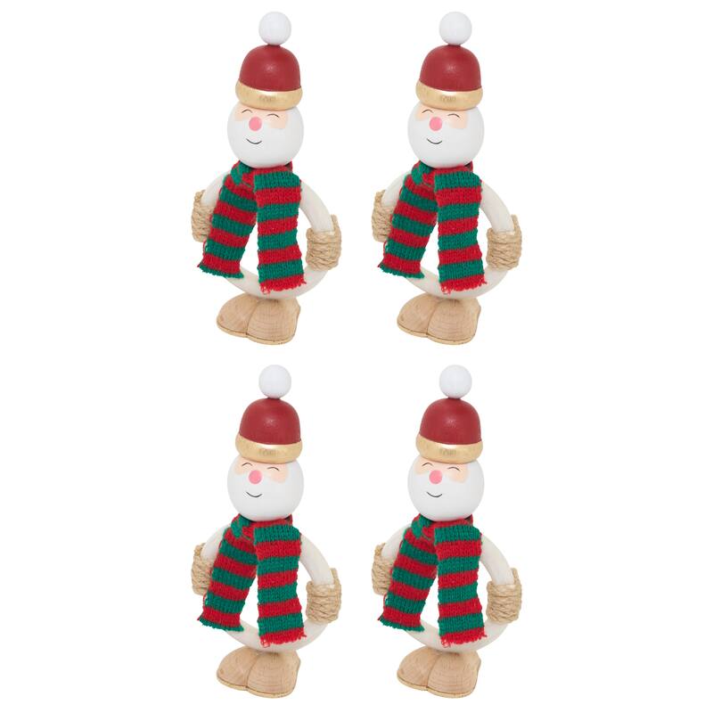 Twinkle Hat Santa Napkin Ring (Set of 4)
