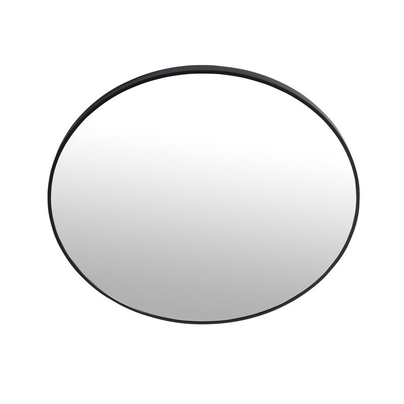 Topcraft Black Aluminum Framed Bathroom Mirror - 32"