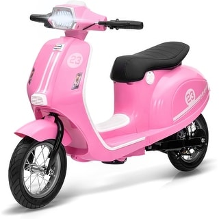 Electric Motorcycle for Big Kids, 24V 350W Kids Ride on Moped