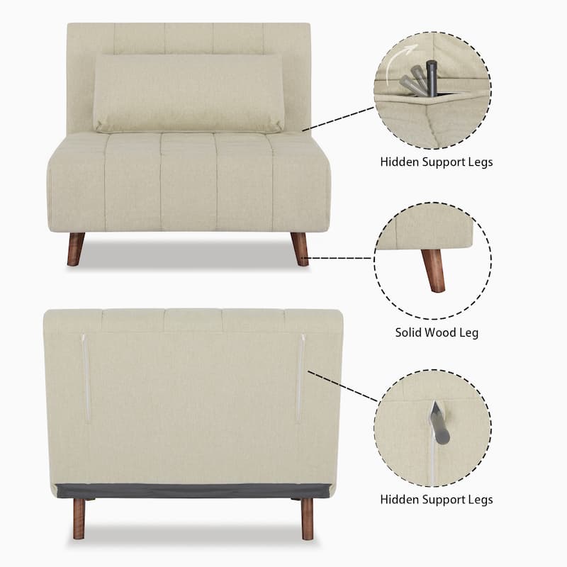 Artdeco Home - Carson Carrington Taghusa Convertible Chair