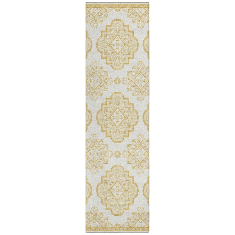 Machine Washable Indoor/ Outdoor Chantille Moroccan Boho Rug