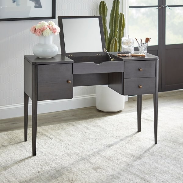 Shop Lifestorey Parc Vanity Desk And Stool Set Overstock 28677430