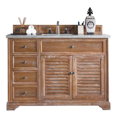 James Martin Vanities Savannah 48" Single Vanity, Driftwood
