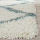 preview thumbnail 46 of 162, SAFAVIEH Dallas Shag Giusy Trellis 1.5-inch Thick Rug