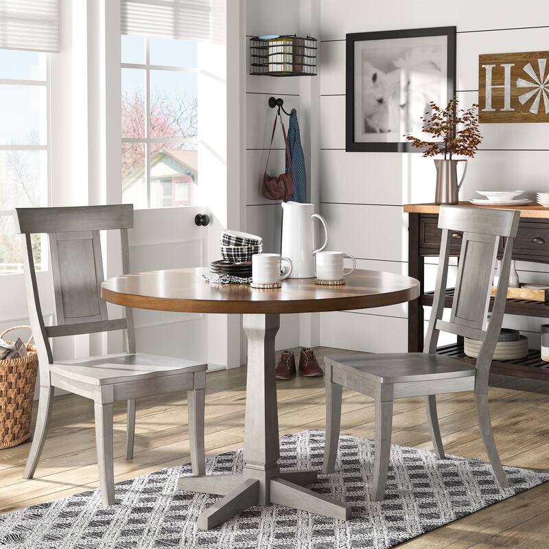 Eleanor Panel Back Wood Dining Chair (Set of 2) by iNSPIRE Q Classic
