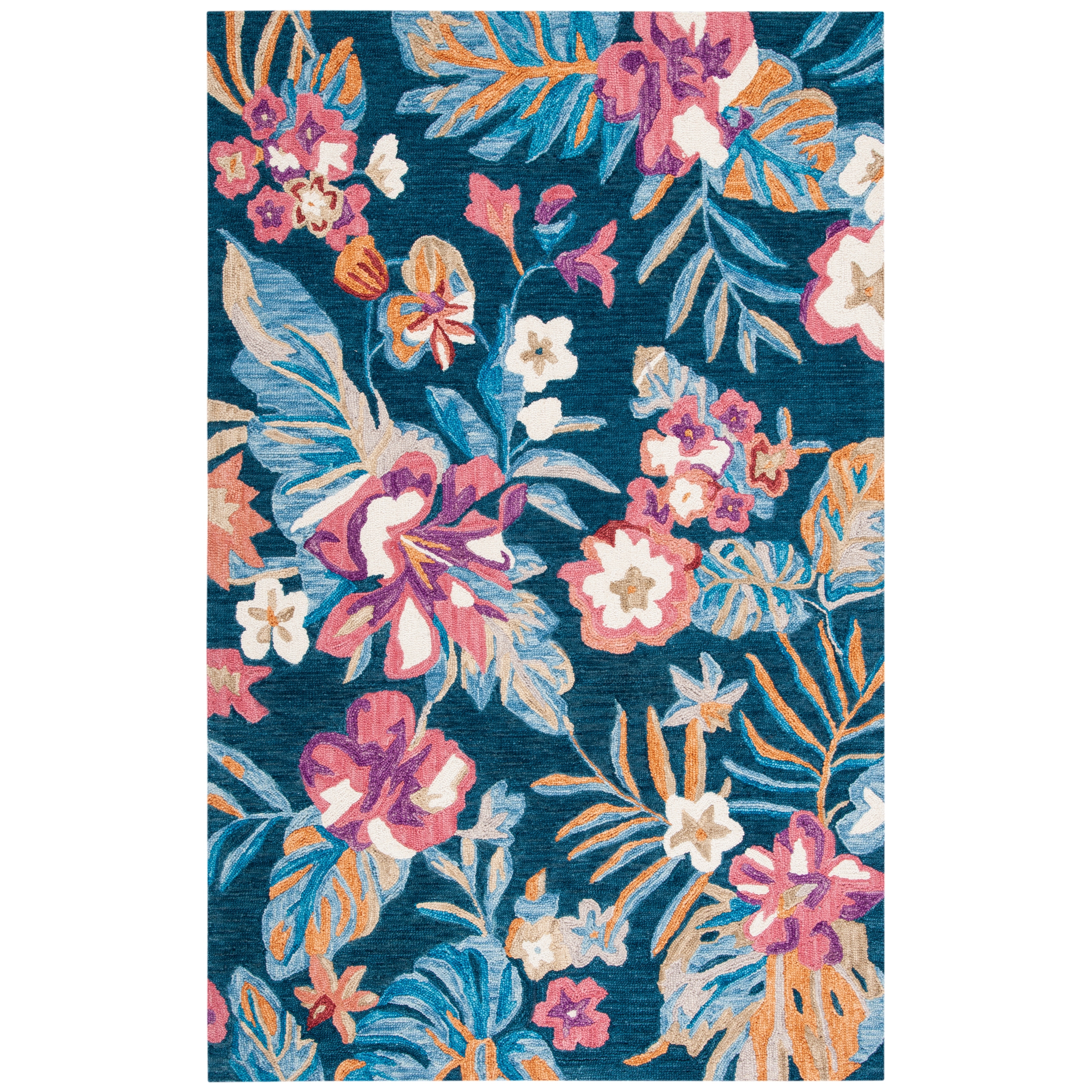 SAFAVIEH Handmade Jardin Kateryna Floral Wool Rug