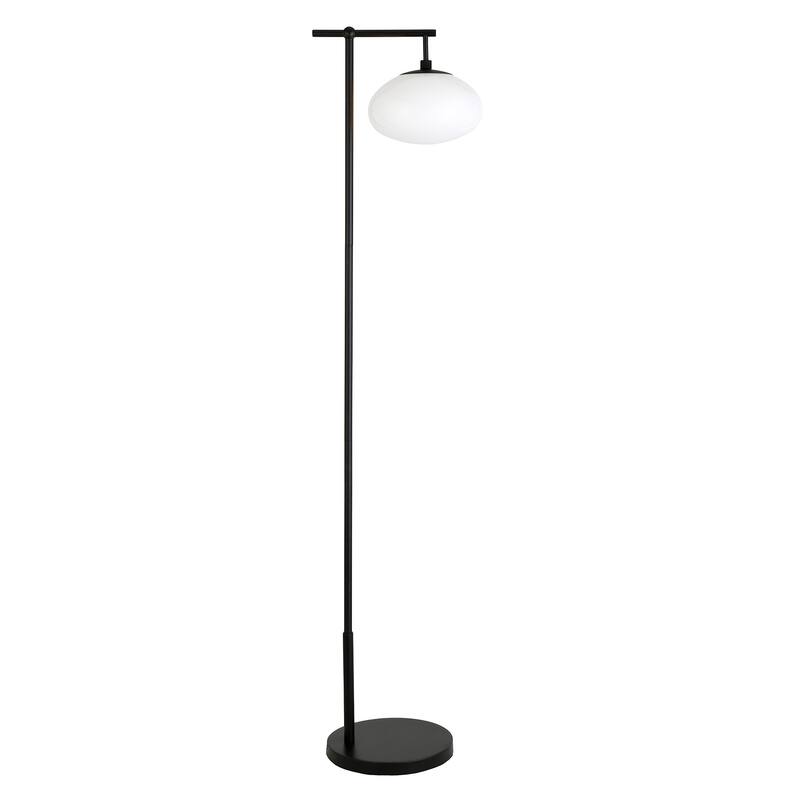 Blume 68" Tall Floor Lamp with Glass Shade