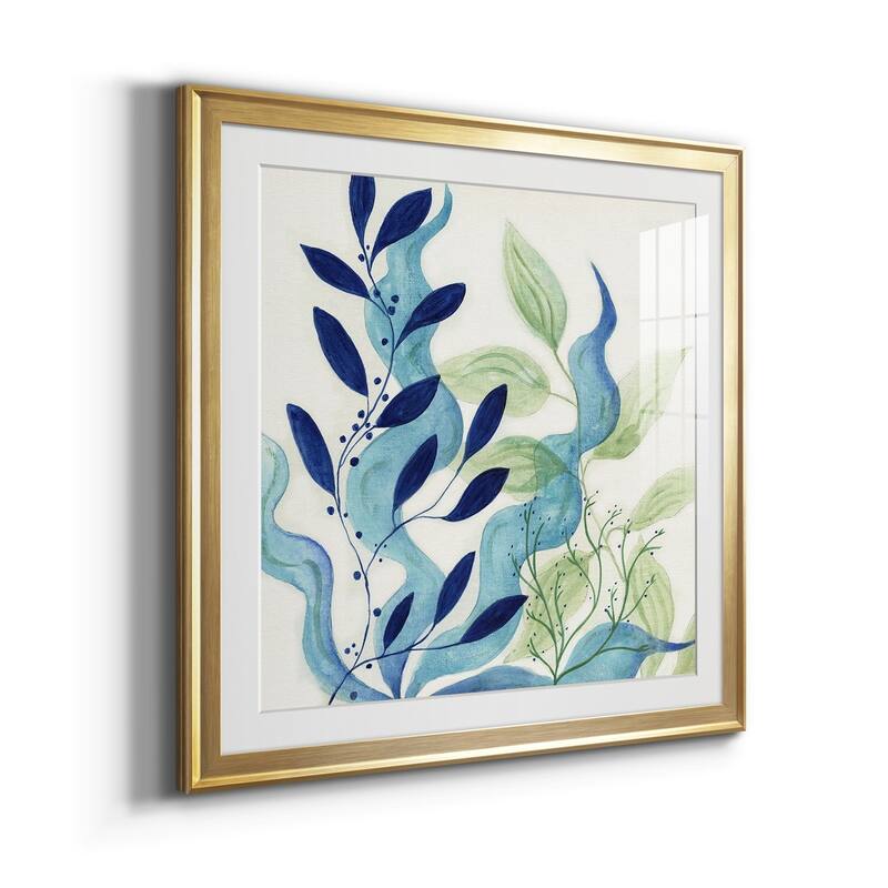 Blue Coral I Premium Framed Print - Ready to Hang