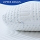 preview thumbnail 5 of 5, Subrtex Natural Latex Foam Pillow with Washable Cover