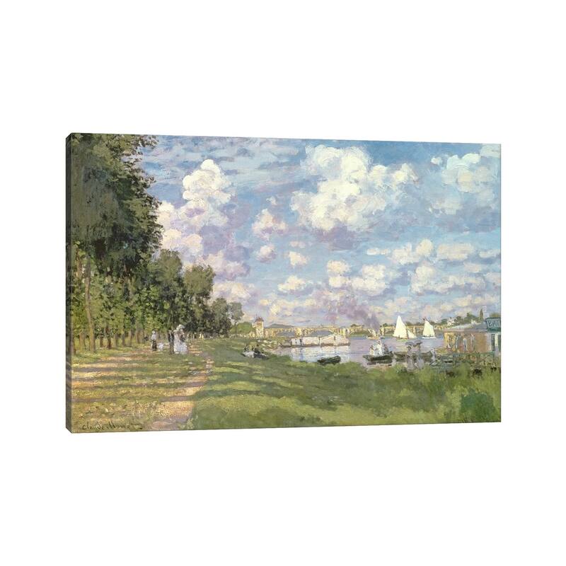 iCanvas "The Marina at Argenteuil, 1872 " by Claude Monet Canvas Print