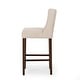 preview thumbnail 7 of 11, Bayliss Tufted Wingback Barstool (Set of 2) by Christopher Knight Home