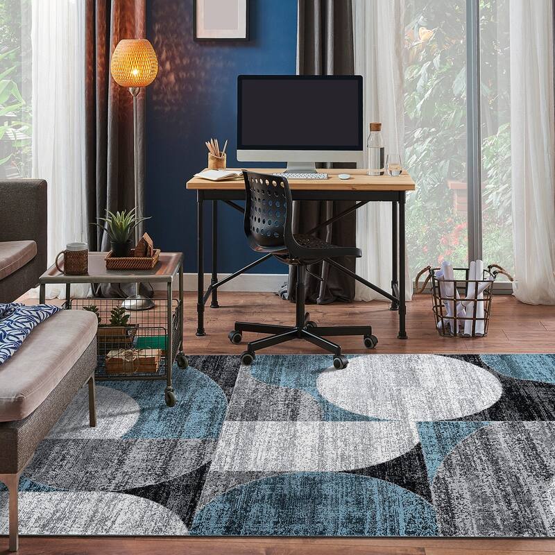 Modern Geometric Design Area Rug