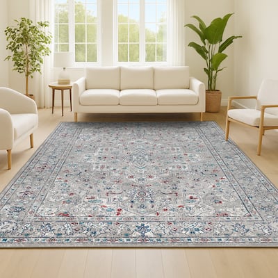 JONATHAN Y Traditional Persian Vintage Medallion Area Rug