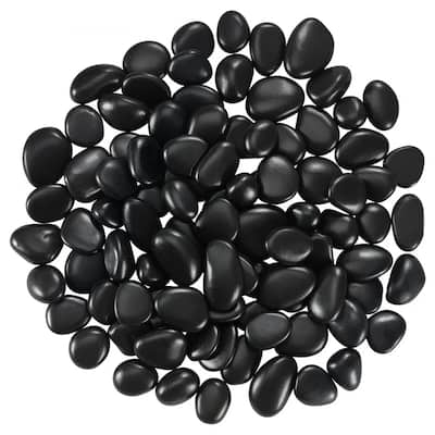 Rain Flower River Rocks Decorative Stones for Landscaping Aquarium Garden and Plant Care - 0.59-0.71 x 0.59-2.36 x 0.19-1.97 in