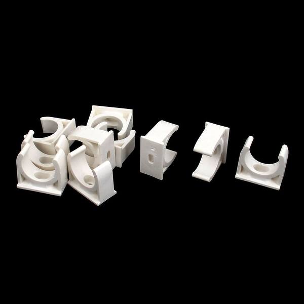 24mm Dia PVC Water Supply Tube Pipe Hose Fitting Clamps Snap in Clip ...