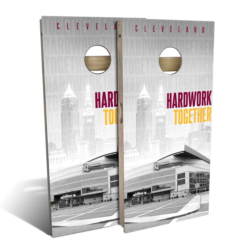 Hardwork Outdoor Cornhole Board Set - Backyard 2x4 - Include Case + Hole Lights